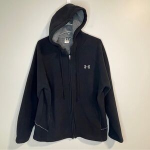 Under Armour Black and Gray Full Zip Hoodie